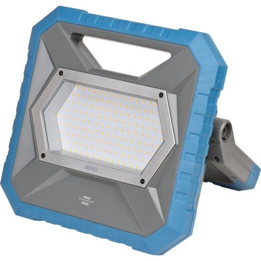 Luz de trabajo independiente Brennenstuhl BS 8050 MH LED 82W IP55 Cian Gris