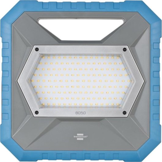 Luz de trabajo independiente Brennenstuhl BS 8050 MH LED 82W IP55 Cian Gris