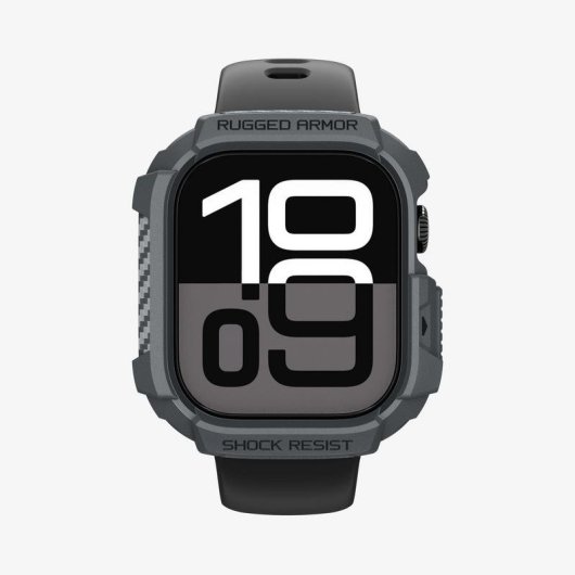 Funda Spigen Rugged Armor 2 para Apple Watch 10/11 46mm Gris TPU
