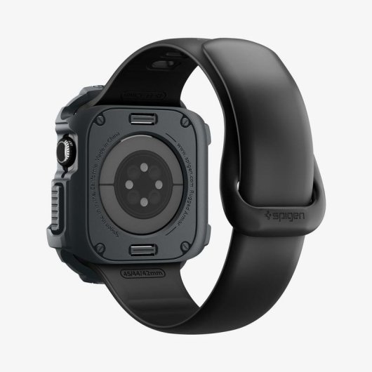 Funda Spigen Rugged Armor 2 para Apple Watch 10/11 46mm Gris TPU
