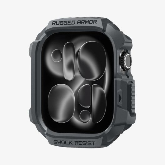 Funda Spigen Rugged Armor 2 para Apple Watch 10/11 46mm Gris TPU
