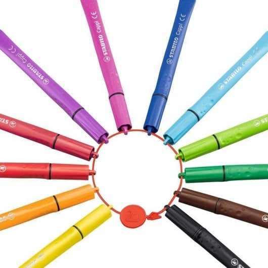 Estuche de 12 Rotuladores Ergonómicos Stabilo Cappi
