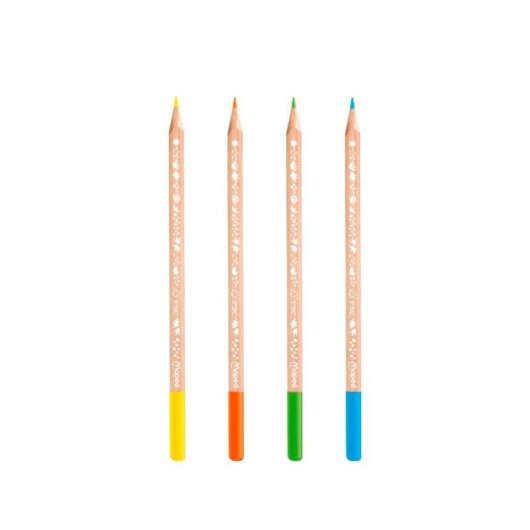 Lápices de Colores Maped Smiling Planet Estuche 12 Unidades Madera FSC