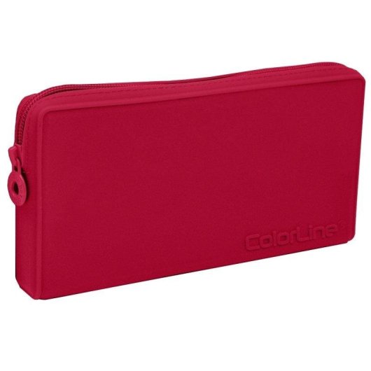 Borsa Scolastica Silicone Colorline Piatto Tocco Morbido Rosso