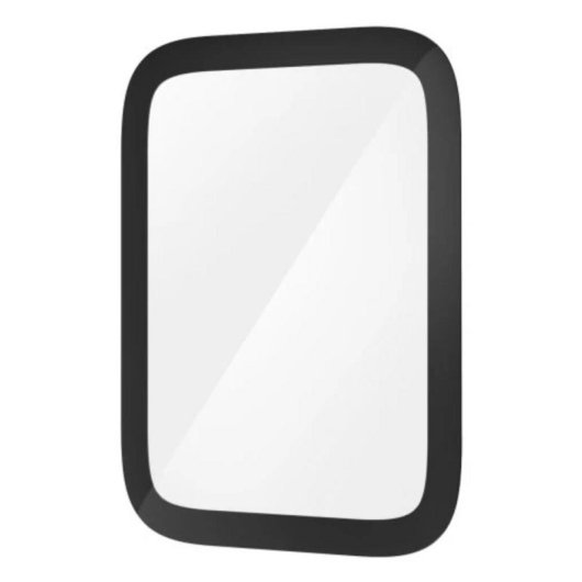 Protector de pantalla Hama Super Hybrid negro transparente para Apple Watch 11, resistente a golpes