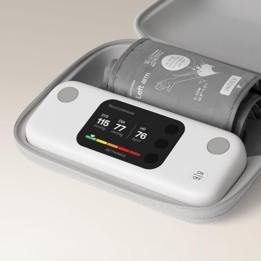 Tensiómetro Withings BPM Vision Blanco Con ECG y Pantalla 2.8"