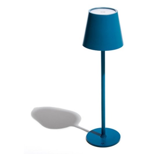 Lâmpada de mesa Muitomas TABLELAMPBL LED 5W táctil azul ártico