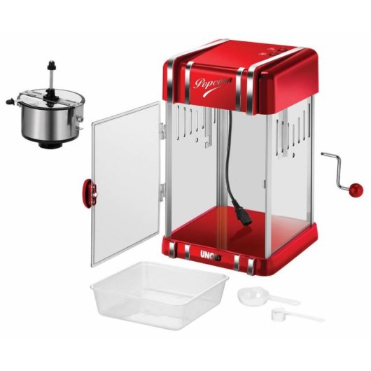 Palomitas de maíz Unold 48535 Rojo/Plata 50 g 300 W