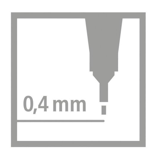 Rotulador STABILO Point 88 Punta Fina 0.4mm Estuche 6 Unidades