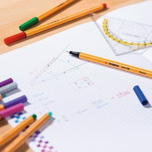 Rotulador STABILO Point 88 Punta Fina 0.4mm Estuche 6 Unidades