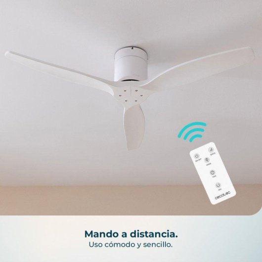 Ventilador de Techo Cecotec EnergySilence Aero 5400 40W 6 Velocidades Mando a Distancia Silencioso Temporizador Función 