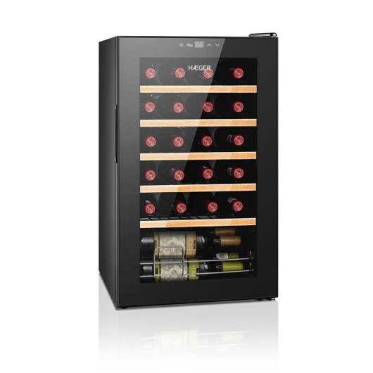 Nevera de Vino Haeger WC-24B.006A 24 Botellas Independiente Negro