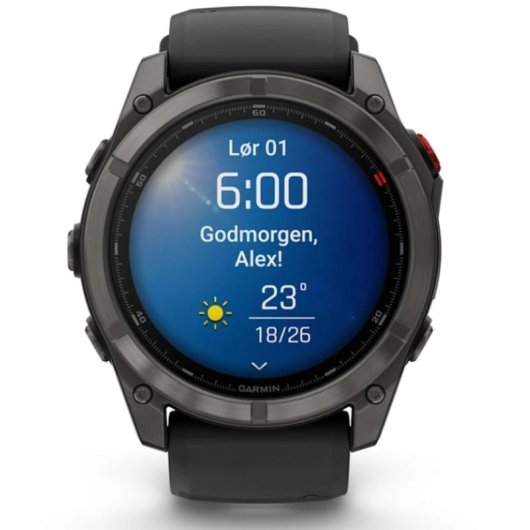Garmin fēnix 8 Pro Bluetooth GPS NFC 51mm AMOLED Noir Unisexe Étanche 10ATM
