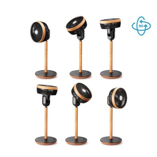 Ventilateur de Sol Clean Air Optima CA-408 Smart 26W 12 Vitesses Wi-Fi Oscillation Silencieux