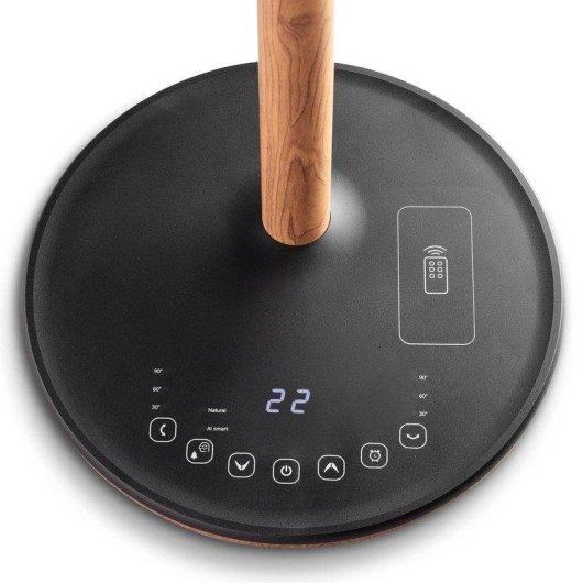 Ventilateur de Sol Clean Air Optima CA-408 Smart 26W 12 Vitesses Wi-Fi Oscillation Silencieux