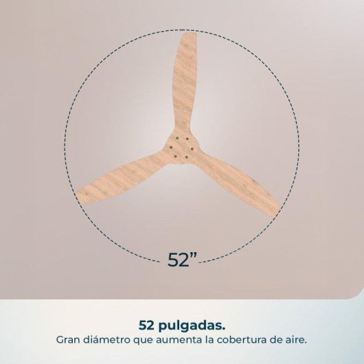 Ventilador de Techo Cecotec EnergySilence Aero 5400 40W 6 Velocidades Mando a Distancia con Luz Silencioso Temporizador 