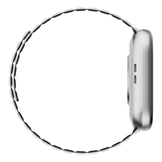 imilab IMIKI ST2 Bluetooth 5.2 49mm IPS Plata Correa Negra y Plata IP68 SpO2 Pulsómetro