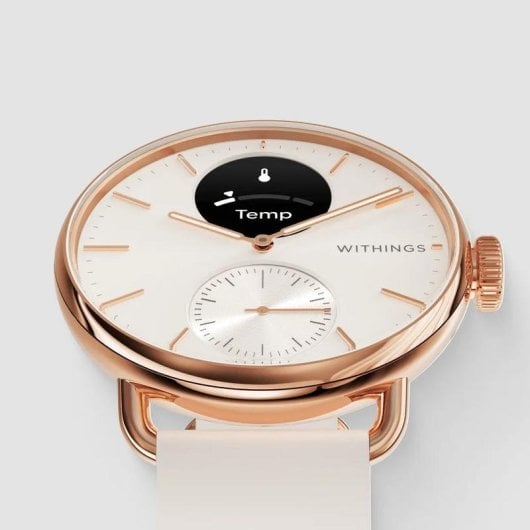 Withings ScanWatch 2 Bluetooth 38mm OLED Rose Résistance Eau 5ATM SpO2 Pulsomètre