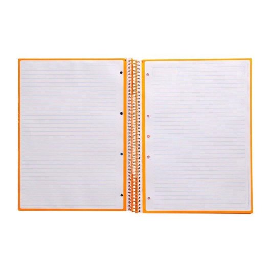 Quaderno Antartik A4 Spirale Copertina Rigida Banda Colorata Mostarda