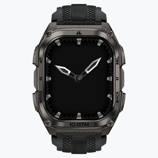 Kospet Tank M4 Bluetooth GPS 50mm AMOLED Schwarz Einheitsgröße Wasserdicht IP69K SpO2 Pulsmesser