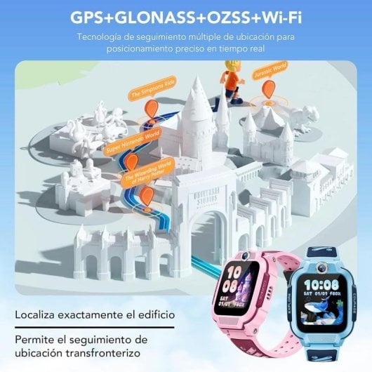 imoo 2026Z3PINK GPS 50mm Digitale Verde Rosa Unisex Resistente Acqua SOS