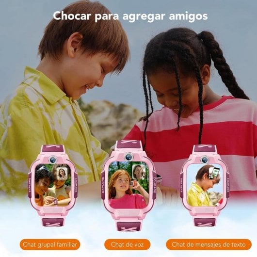 imoo 2026Z3PINK GPS 50mm Digitale Verde Rosa Unisex Resistente Acqua SOS