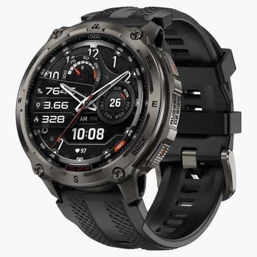 Kospet Tank T4 Bluetooth GPS 48mm AMOLED Schwarz Unisex Wasserdicht IP69K
