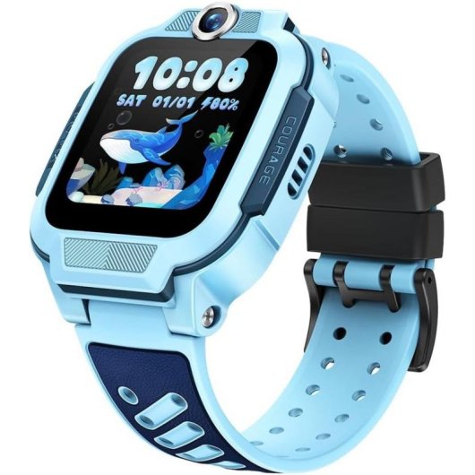 imoo 2026Z3BLUE Bluetooth GPS 50mm Display Digitale Blu Taglia Unica Resistente Acqua SOS