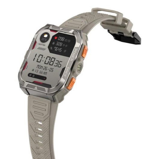 Blackview W80 Pro Bluetooth GPS 49mm TFT Gris Talla Única Resistencia Agua IP68 SpO2 Pulsómetro