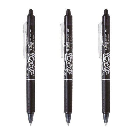 Penna Pilot FriXion Ball Clicker Cancellabile e Ricaricabile 0.7 mm Nero