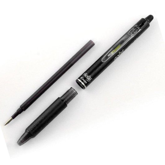 Penna Pilot FriXion Ball Clicker Cancellabile e Ricaricabile 0.7 mm Nero