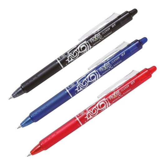 Penna Pilot FriXion Ball Clicker Cancellabile e Ricaricabile 0.7 mm Nero