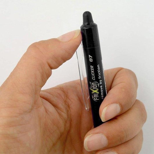 Penna Pilot FriXion Ball Clicker Cancellabile e Ricaricabile 0.7 mm Nero