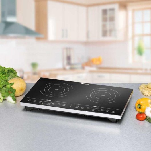 Placa de Inducción Rommelsbacher CT 3410/IN Encimera 2 Zonas 3400W