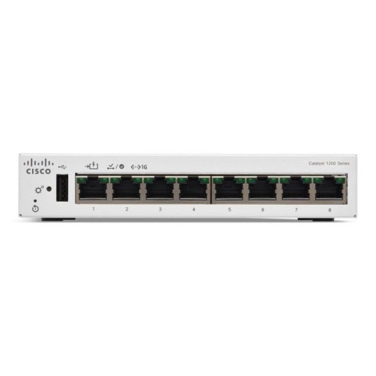 Commutateur Cisco C1200-8T-D 8 Ports Gigabit Ethernet Géré L2/L3