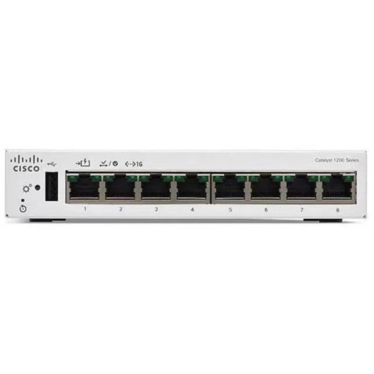 Commutateur Cisco C1200-8T-D 8 Ports Gigabit Ethernet Géré L2/L3