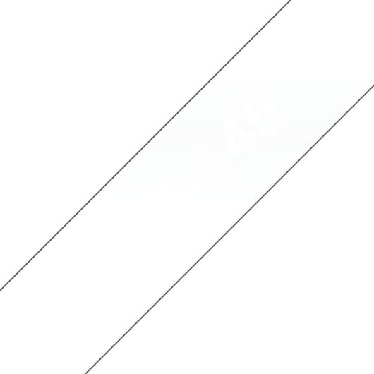 Fita laminada Brother TZe-145 18 mm x 8 m branco sobre transparente cinza