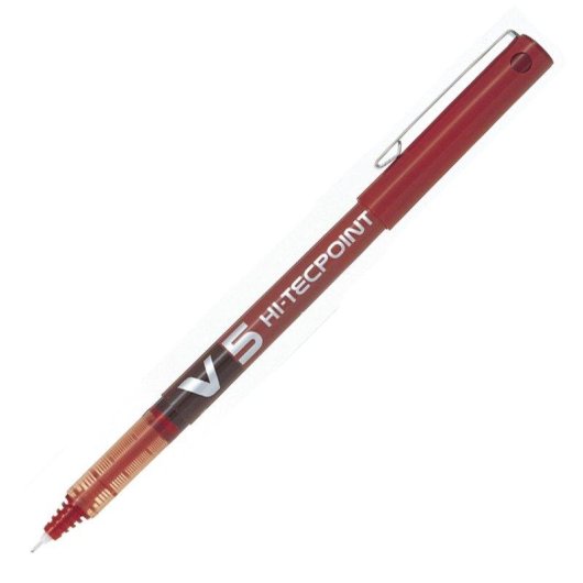 Penna Pilot V5 Hi-tecpoint 0.5 mm Rossa Set di 6