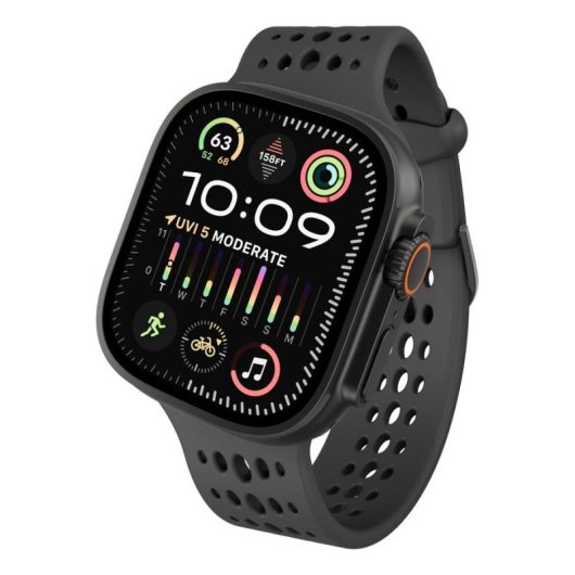 Cinturino Decoded Ares O Watch Band per Apple Watch Nero Silicone