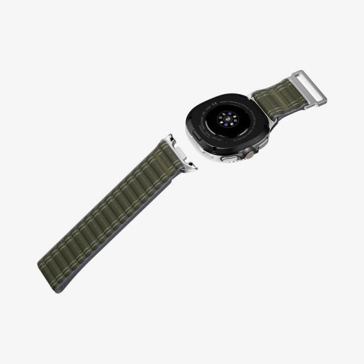 Cinturino Spigen WBF0 per Samsung Watch 8 Verde Tessuto