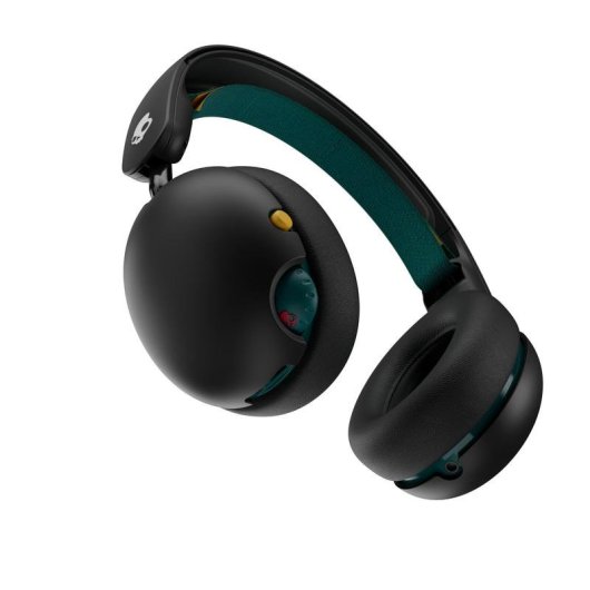 Casque Skullcandy Grom sans fil Bluetooth pour enfants avec micro et charge USB-C noir