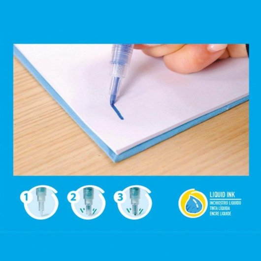 Carioca Glitter - Astuccio da 6 Pennarelli con Inchiostro Liquido all'Acqua