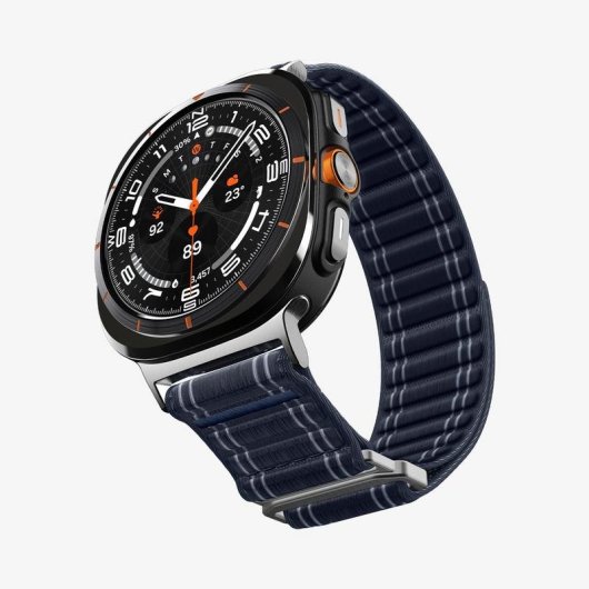 Pulseira Spigen WBF0 para Samsung Galaxy Watch Ultra Tecido Marinho
