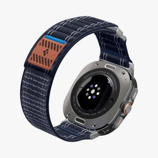 Pulseira Spigen WBF0 para Samsung Galaxy Watch Ultra Tecido Marinho