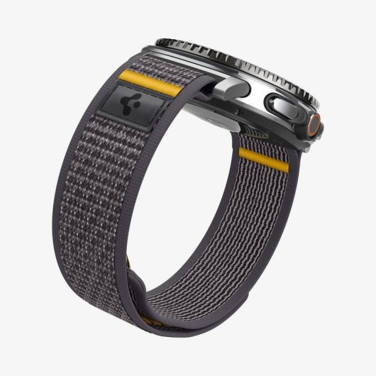 Cinturino Spigen Athlex Air per Samsung Galaxy Watch 8/8 Classic Grigio Tessuto