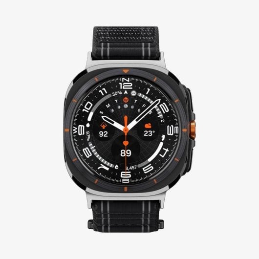 Pulsera Spigen WBF0 para Samsung Galaxy Watch Ultra Negro Tela