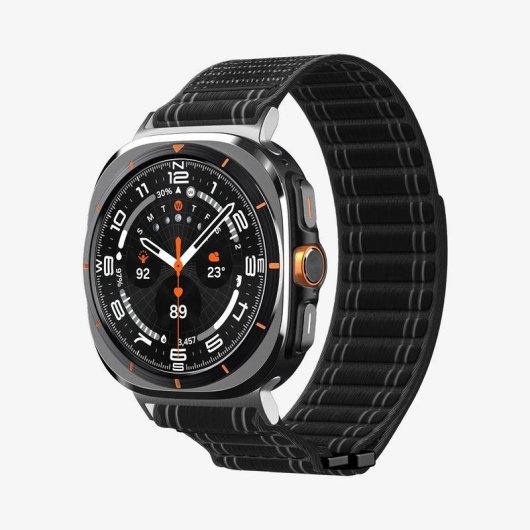 Pulsera Spigen WBF0 para Samsung Galaxy Watch Ultra Negro Tela
