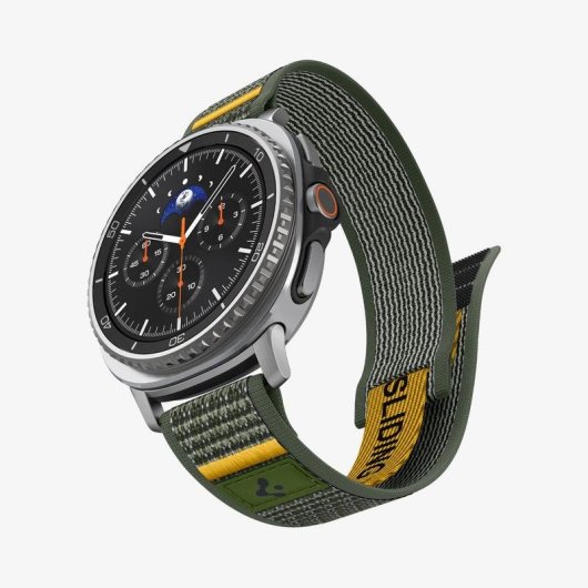Pulsera Spigen Athlex Air para Samsung Galaxy Watch 8/8 Classic Verde Tela