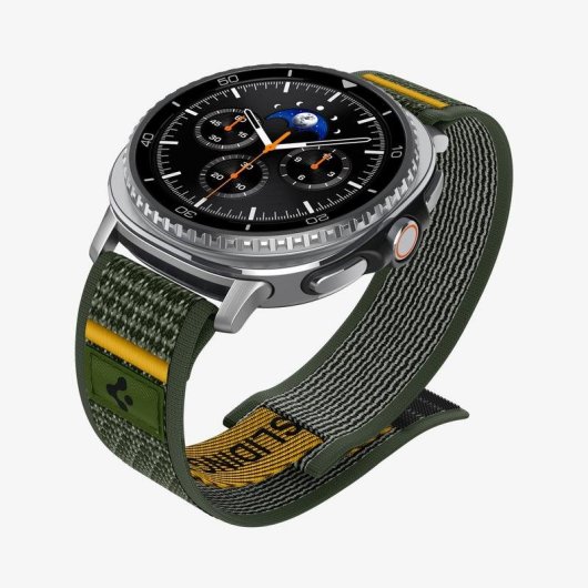 Pulsera Spigen Athlex Air para Samsung Galaxy Watch 8/8 Classic Verde Tela
