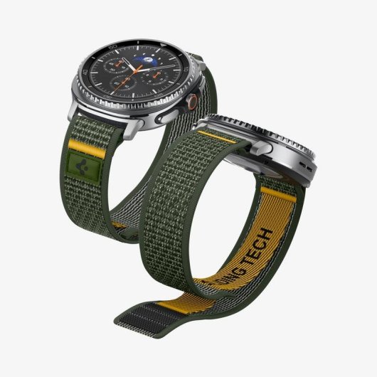 Pulsera Spigen Athlex Air para Samsung Galaxy Watch 8/8 Classic Verde Tela